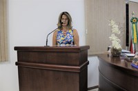 Suplente de Vereadora Celina Teixeira Christovão assume cadeira na Sede do Poder Legislativo.
